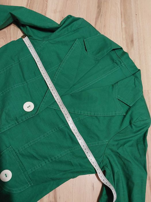 Żakiet zielony marynarka 38 M jak nowa Karolina