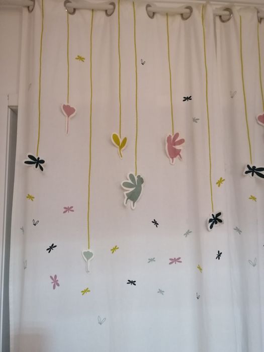 2 Cortinados Vertbaudet