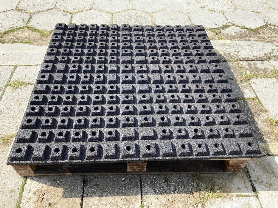 Płyty Gumowe ANTISHOCK 42 MM Puzzle Podłogi Gumowe Wygłuszeniowe