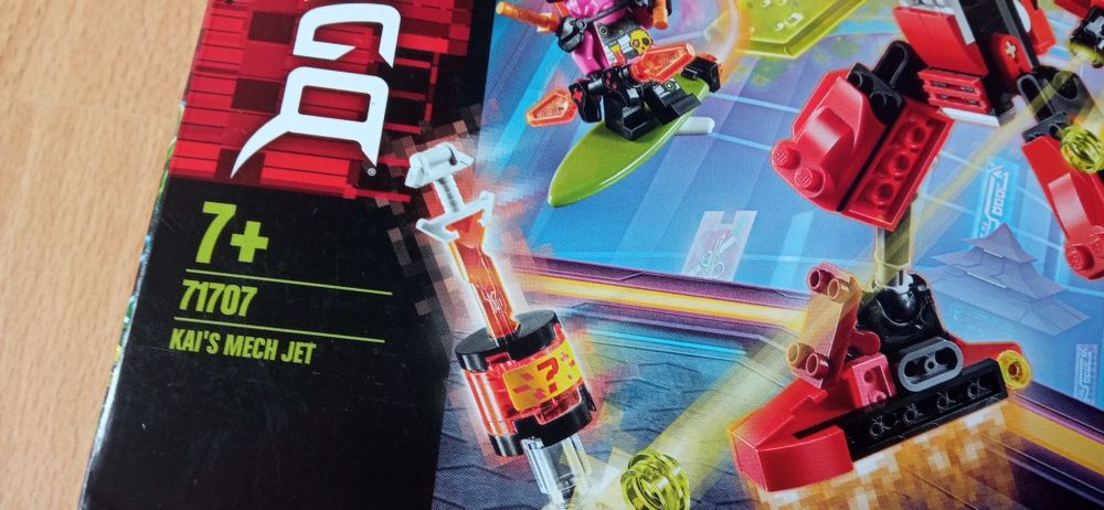 LEGO Ninjago 71707 nowy zestaw 2 in 1 robot odrzutowiec KAIA