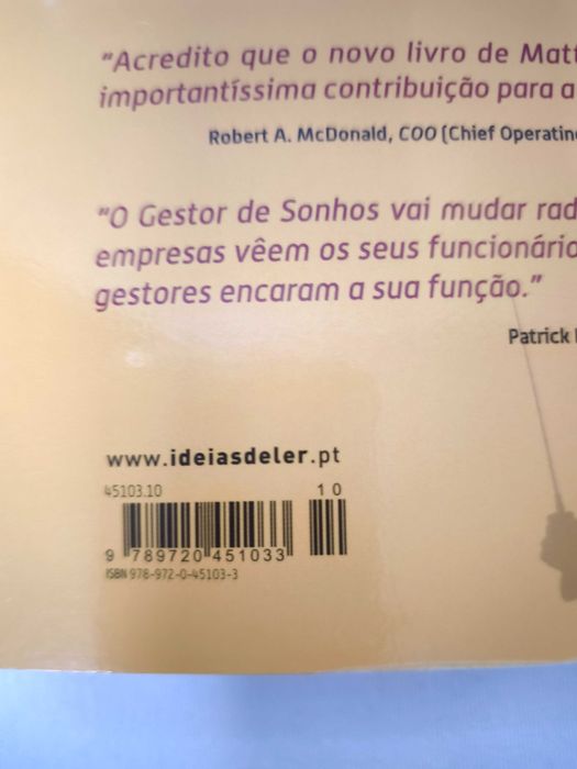 Livro O Gestor de Sonhos