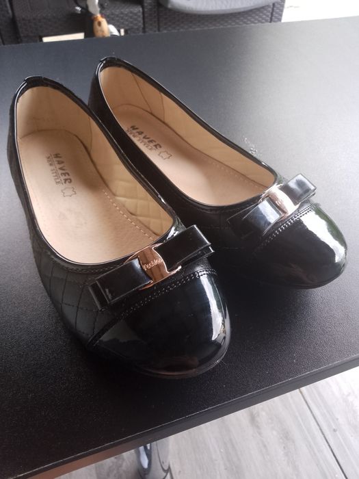 Baleriny czarne 38