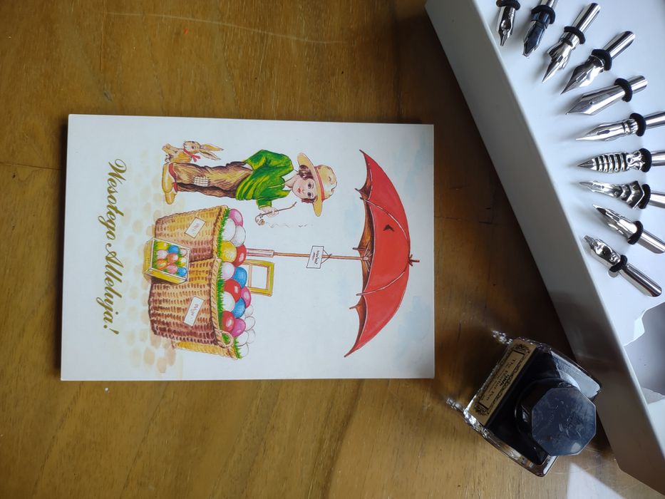 Pocztówka wielkanocna vintage