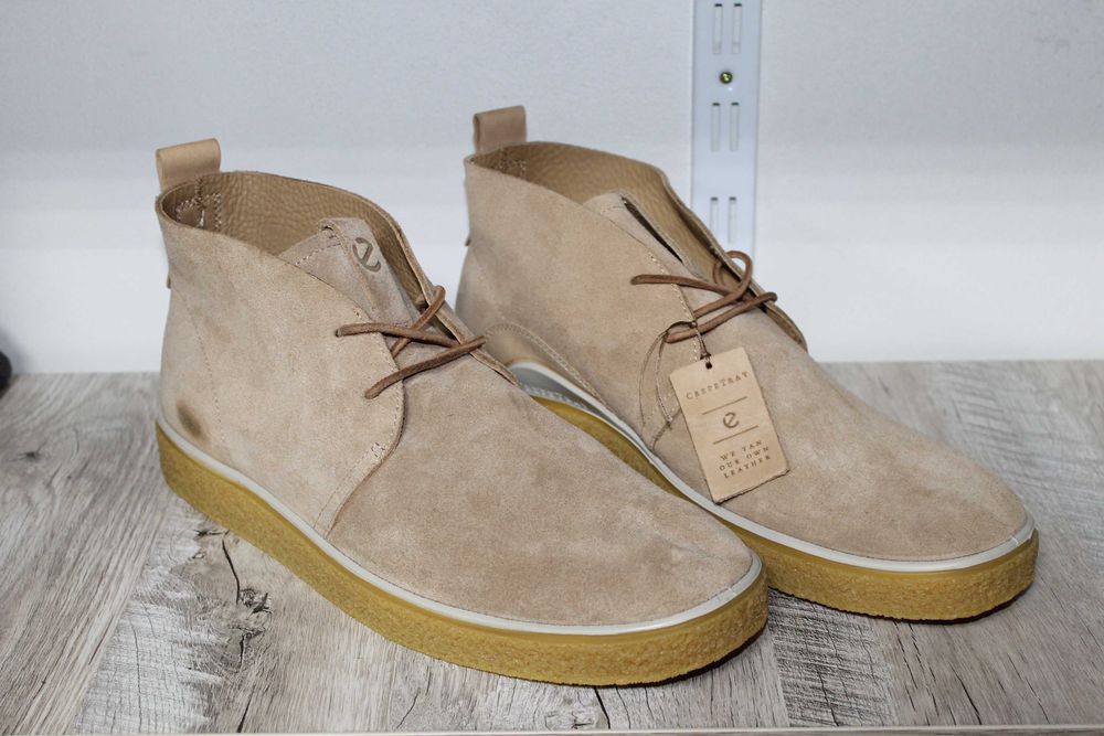 Замшеві черевики Ecco Crepetray, 46 розмір