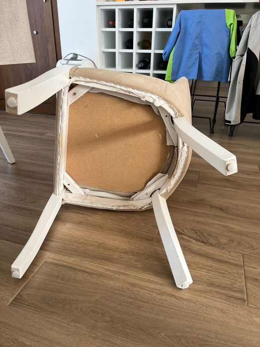 Conjunto Mesa + 6 Cadeiras + Aparador Nogueira