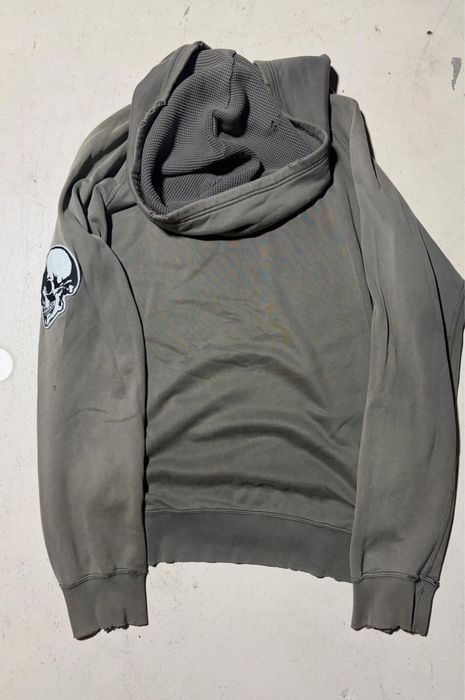 Number nine double skull hoodie