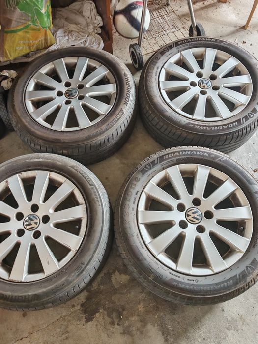 Jantes 16 5x112 7J ET45 com 4 pneus