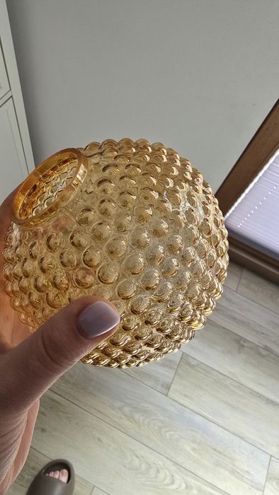 Klosz bursztynowy bąble/ bubbles