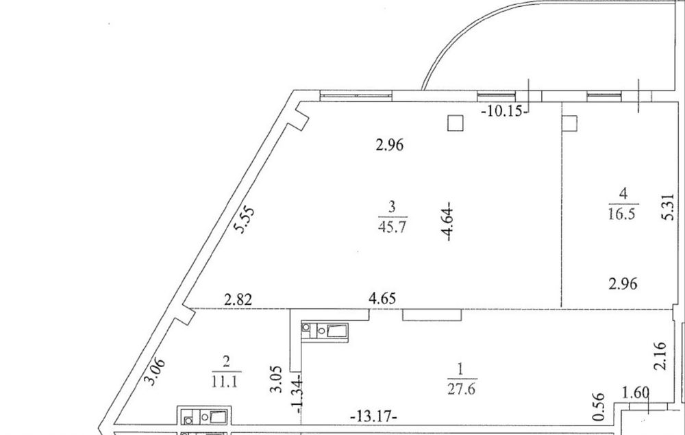 3-кімнатна квартира за адресою вул. Спортивна (площа 108 м²) - Atlanta.ua - фото 3