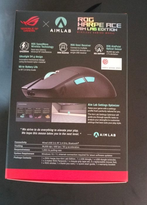 Rato ASUS ROG Harpe Ace Aim Lab Edition

Foi me