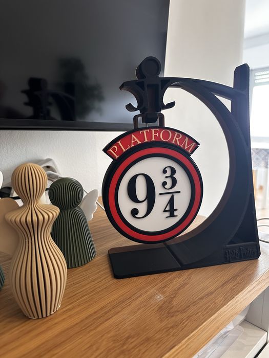 Abajur Plataforma 9 3/4 Harry Potter