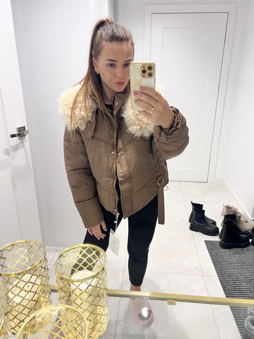 Kurtka braz z futerkiem