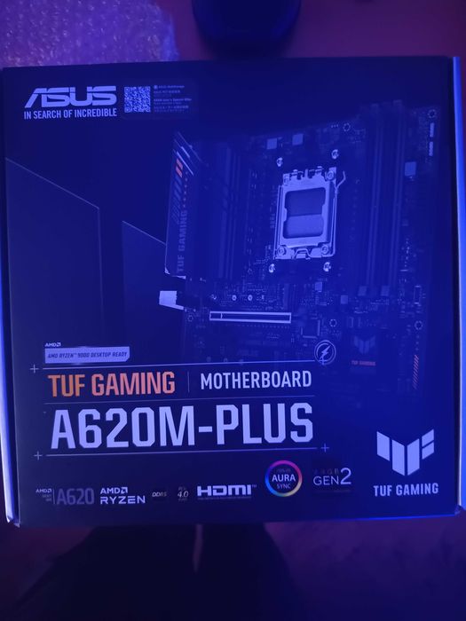 Placa mãe ASUS TUF GAMING A620M PLUS (AM5) | PCIE 4.0 | DDR5 |