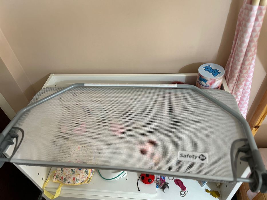 Barreira proteção de cama bebé