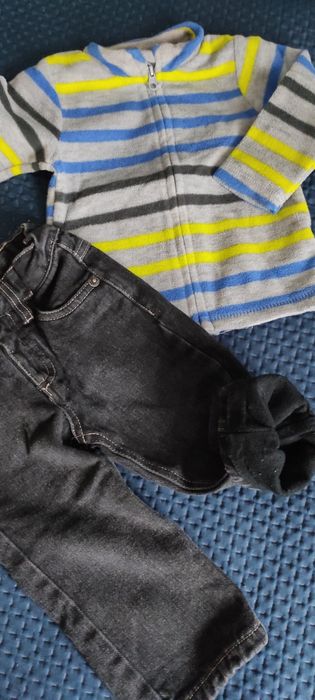 Paczka: Spodnie,,Next,Adidas+bluzki,,TopoMini,TU/74-80