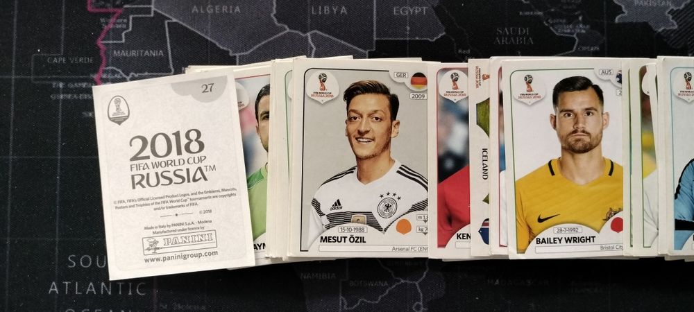 Coleção Cromos Rússia 2018