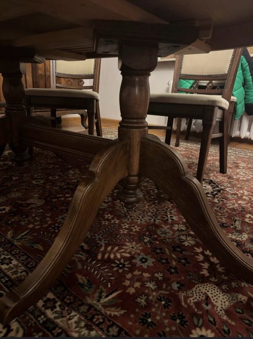 Drewniany dębowy stół 100x170cm