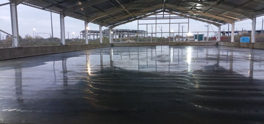 Львів,промислова бетонна підлога, стяжка, топінгова підлога