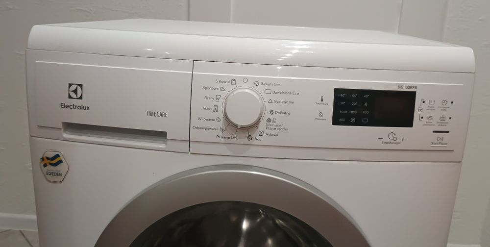 Pralka electrolux timecare 6kg 1000rpm