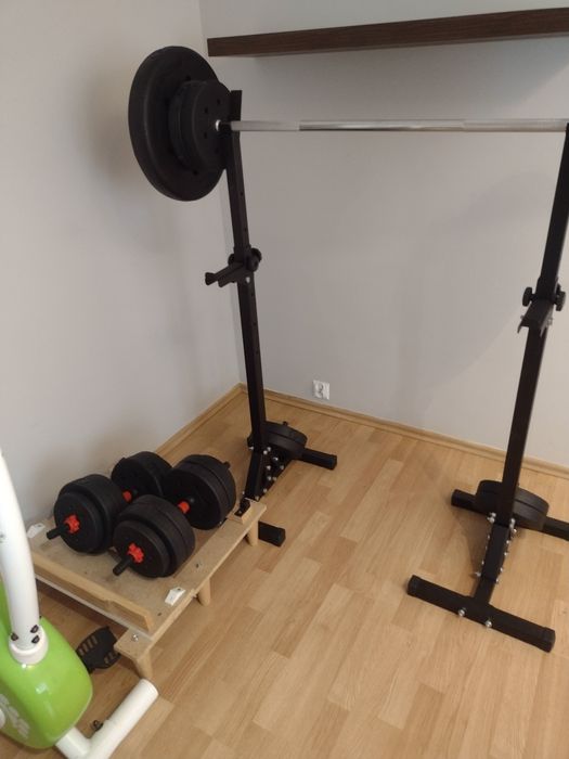 Sztanga 50 kg i stojaki