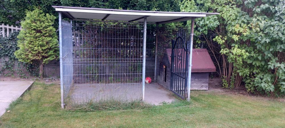 Kojec klatka do psa 250x250 zadaszenie
