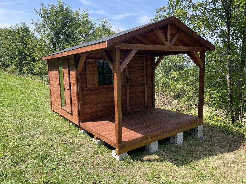 Domek ogrodowy letniskowy 5x3 | Drewniany | Możliwość personalizacji | Producent