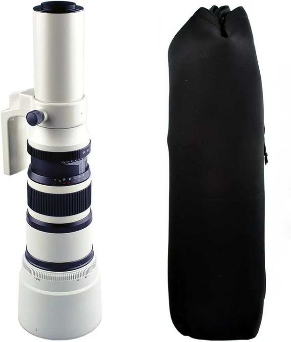 Lightdow 500mm f/6.3 Telephoto Fixed Telephoto Lens + T2 Lens Adapter