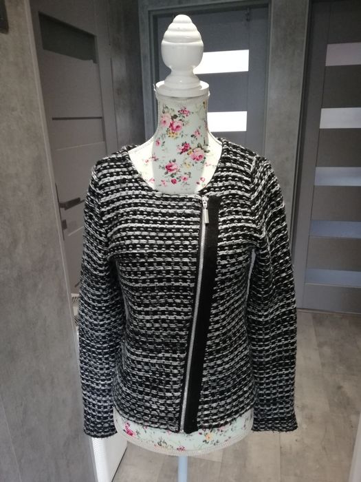 Kardigan S 36 Camaieu sweter zapinany jak ramoneska