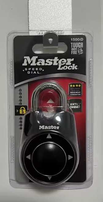 Master Lock 1500iD - Cadeado de combinação direcional (NOVO)