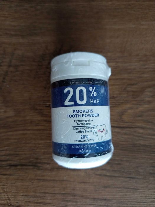 Proszek do zębów dla palaczy zawierający 20% hydroksyapatytu