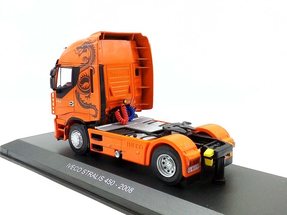 Iveco Stralis 500 Orange Dragon 2008 - skala 1:43 - Hachette