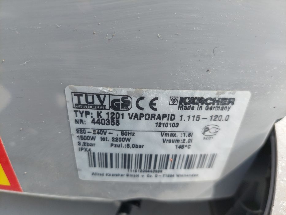 Parownica karcher vaporapid 1201