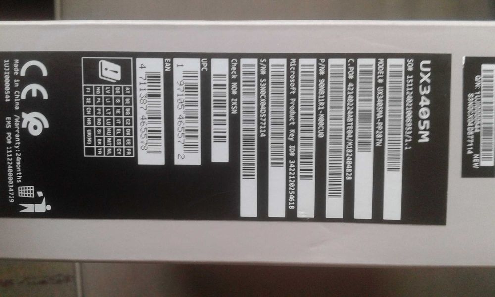 Laptop Asus Zennbook Nowy!!!