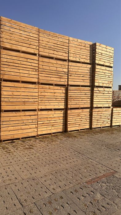 Skrzyniopalety nowe rózne wymiary na warzywa i owoce