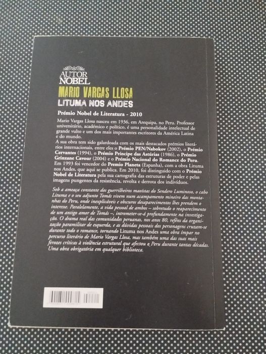 "Lituma nos Andes" de Mario Vargas Llosa