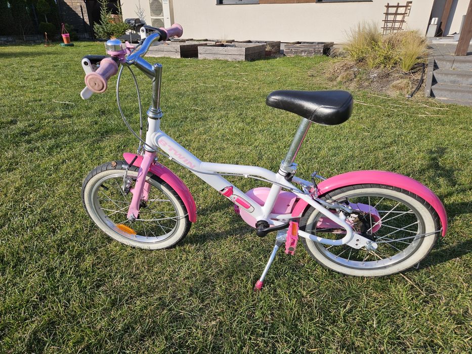 Rower Btwin 16 cali dla dziewczynki