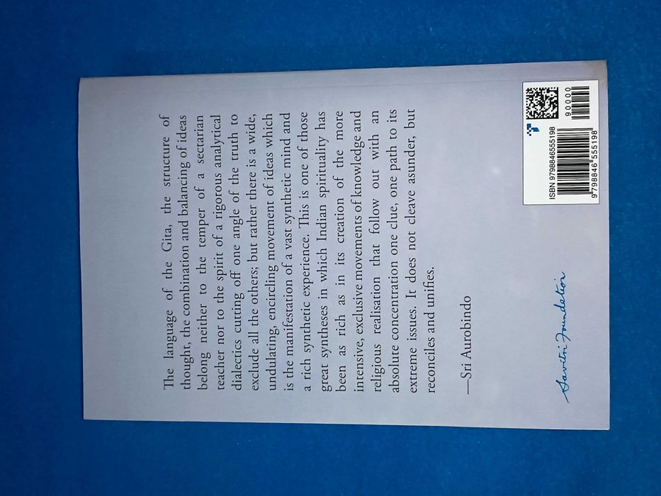 "Essays on the Gita" by Sri Aurobindo