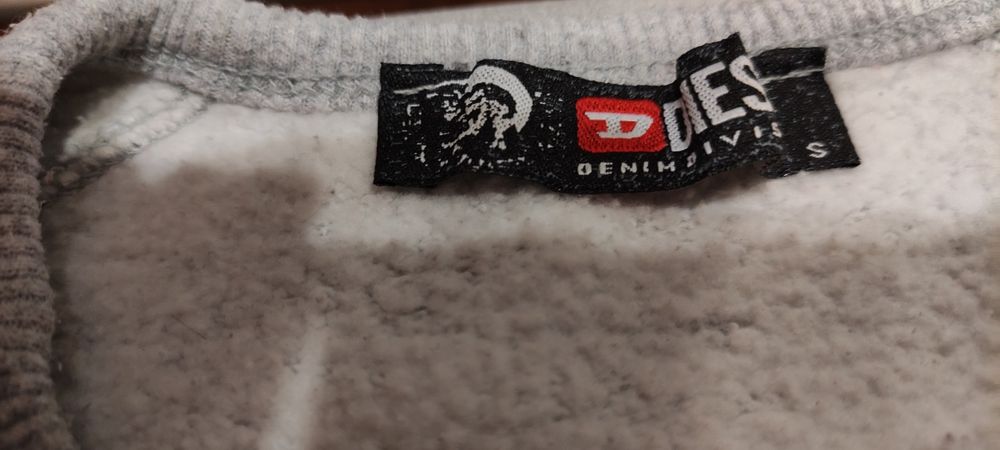 Diesel oryginalna szara bluza  S/M