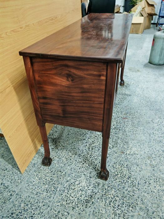 Secretária / mesa de encostar antiga