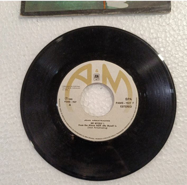 Joan Armatrading Me Myself I PT 1980 A&M Records Disco Vinil Single 7"