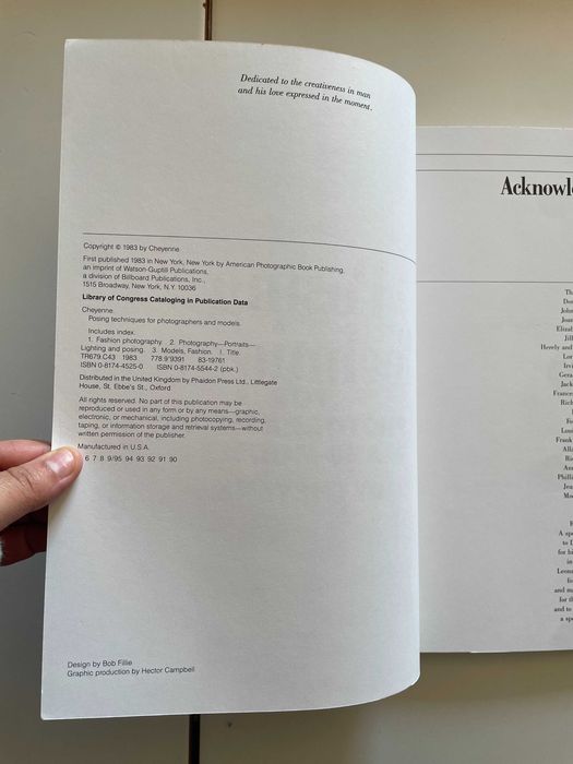 Posing Techniques for Photographers and Models (1984)