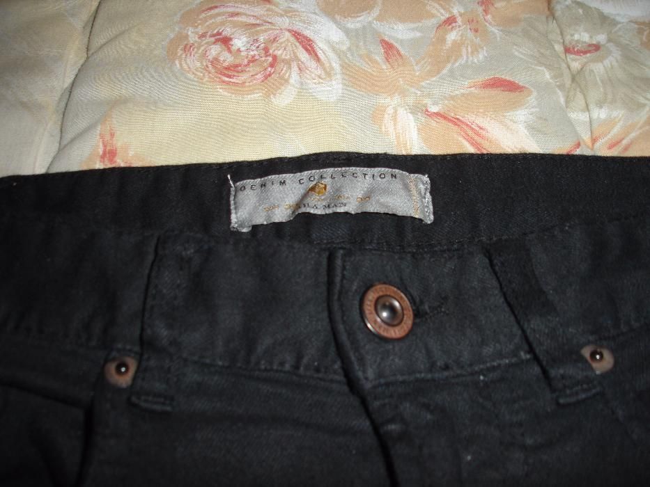 Calças Pretas Zara Man (Skinny) 38