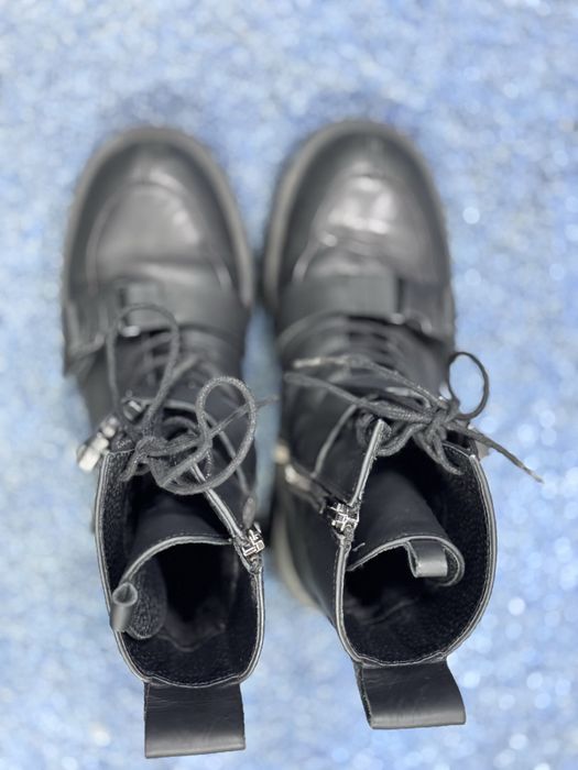 Ботики Noemi черевики жіночі зимові шкіра  на масівній підошві р 37