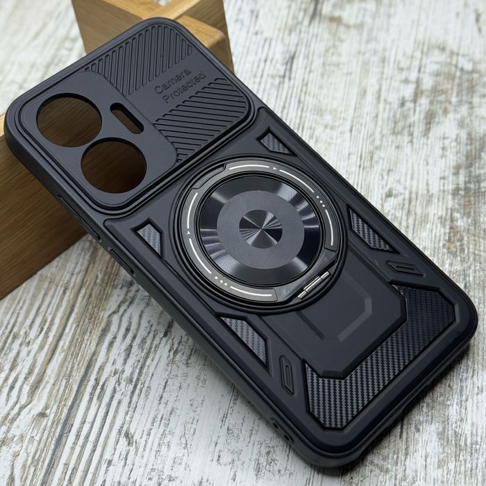 Чехол противоударный Hard Magnetic на Xiaomi Poco F7/ F8 Pro/ X7 Pro Подставка. Чохол