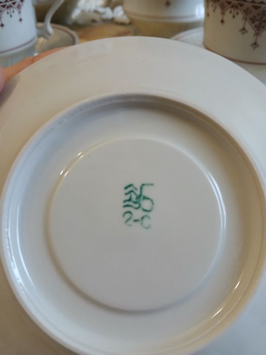 Раритетный чайный сервиз на 6 персон,новый,Баранивка.