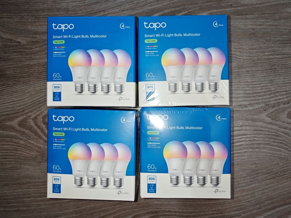 Pack 4 Lâmpadas Tapo 530E