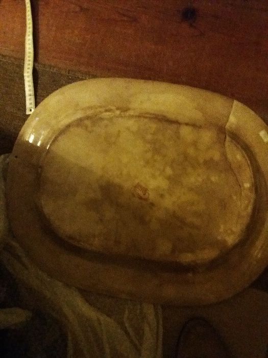 Travessa muito antiga cor de Rosa