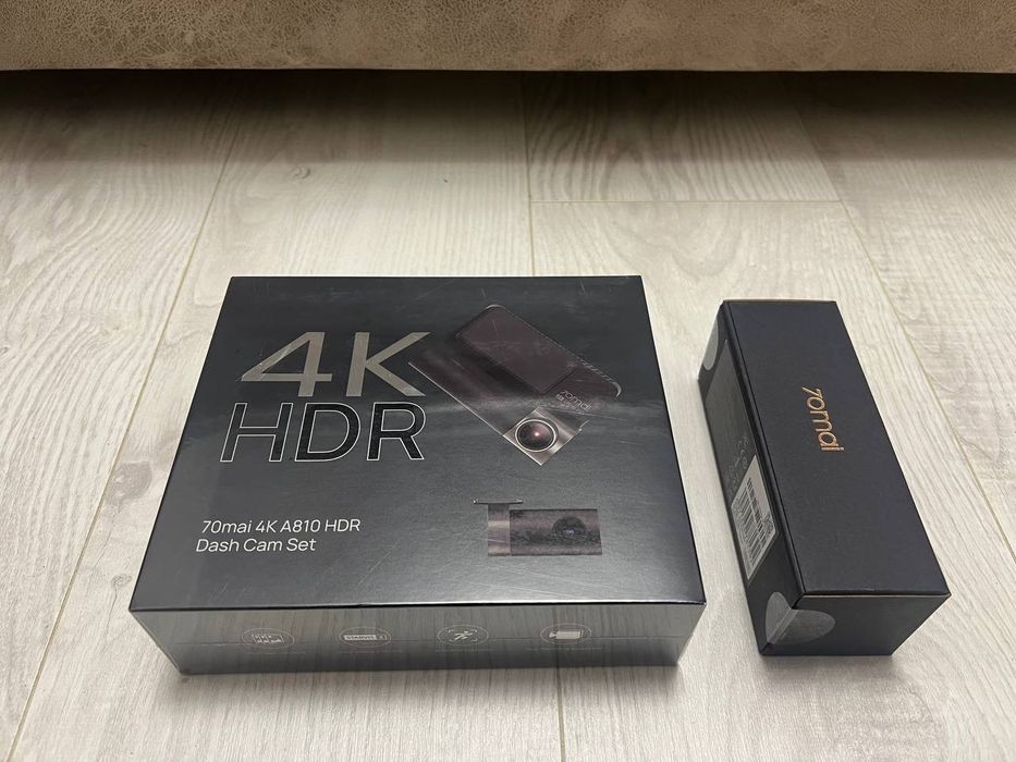 Відеореєстратор 70mai A810, 2 камери + кабель паркування, НОВИЙ !!!