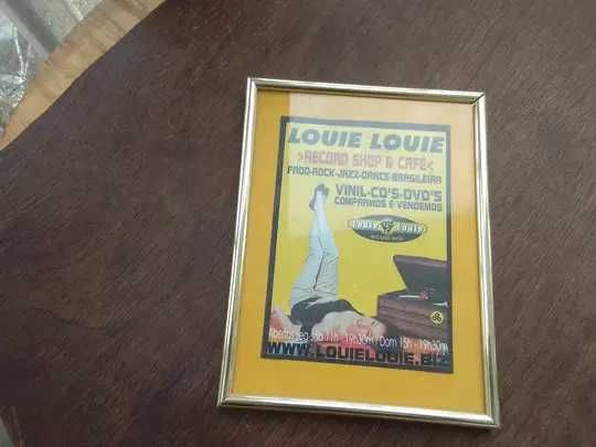 Quadro Moldura louie Louie