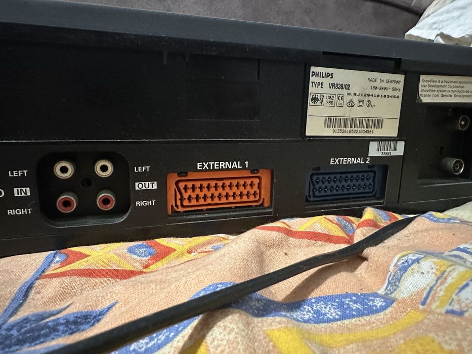 Видеомагнитофон philips vr838